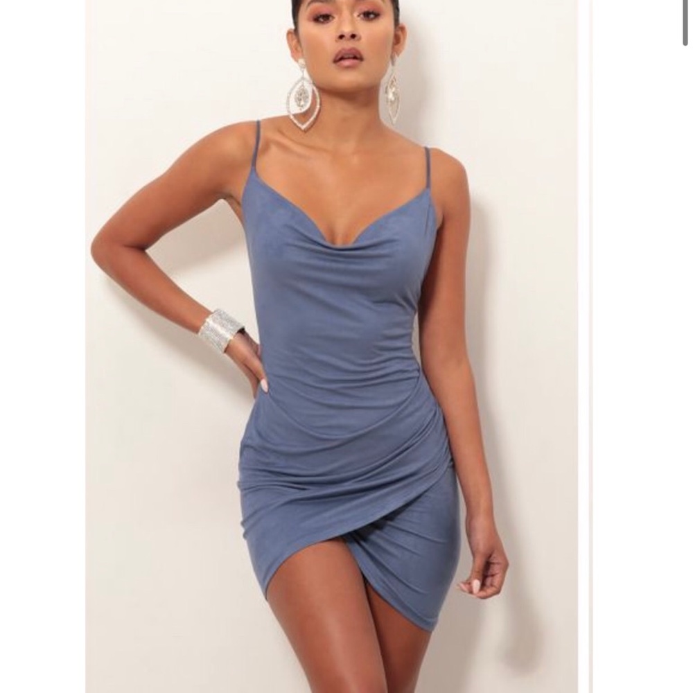Lucy in the Sky Suede Dress